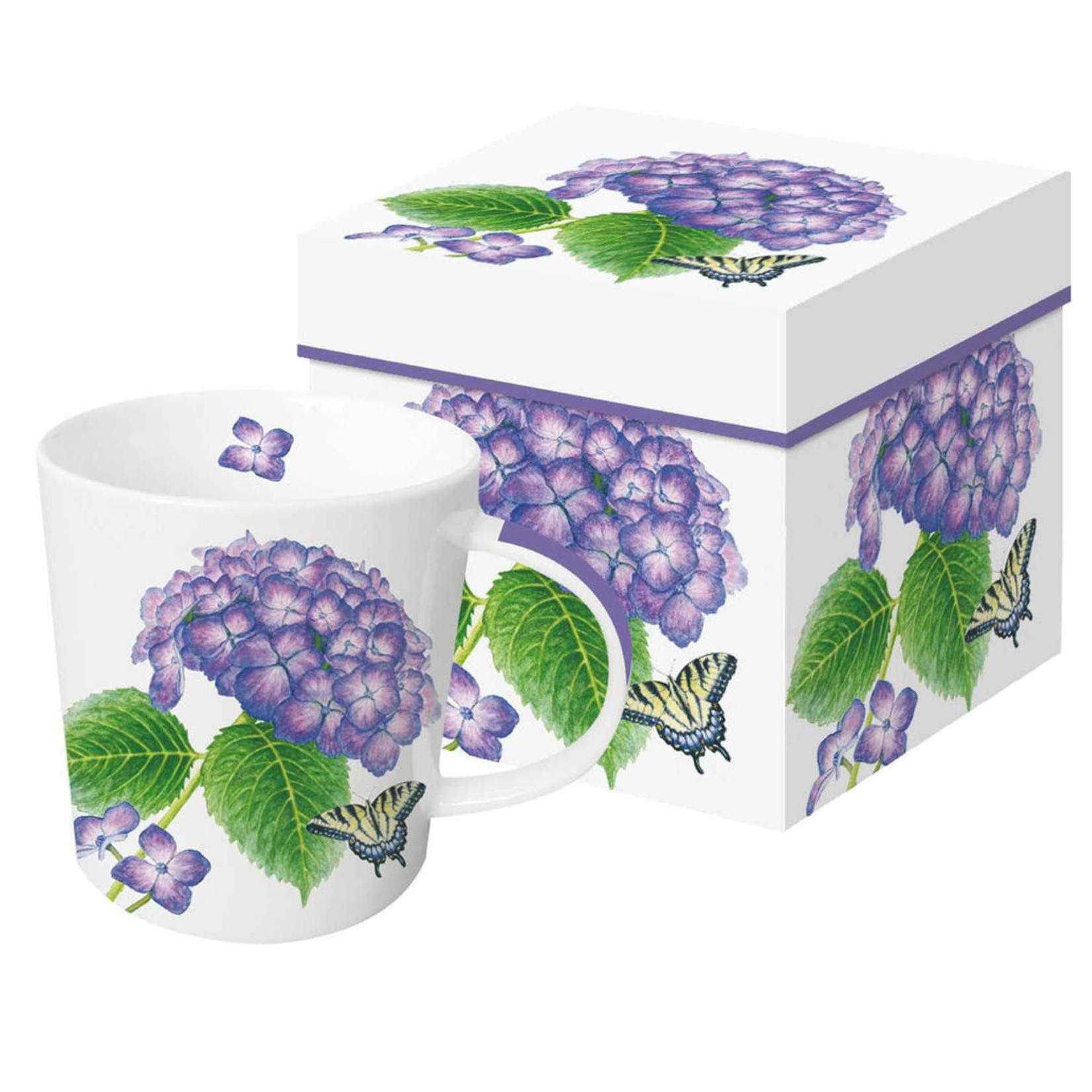 Paperproducts Design PPD - Boxed Mug Hydrangea & Butterfly