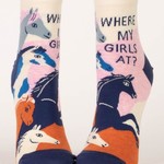 Blue Q Blue Q - Ankle Socks - Where My Girls at?
