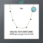 CAI - Celestial Gemstone Necklace Lapis Gold