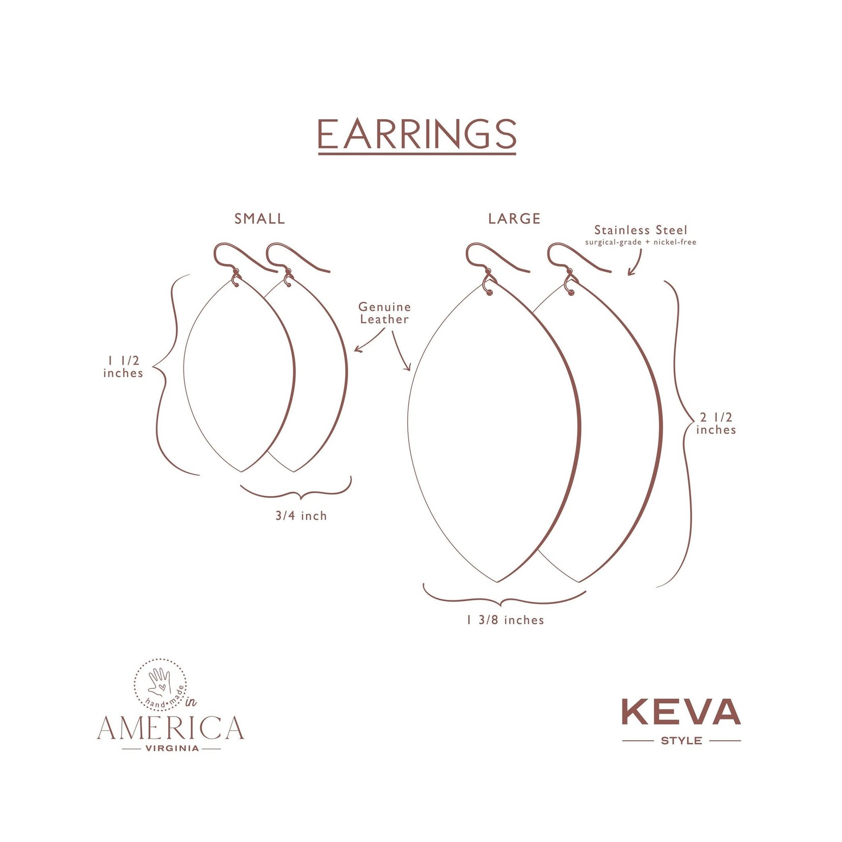 Keva Keva - Earrings Black