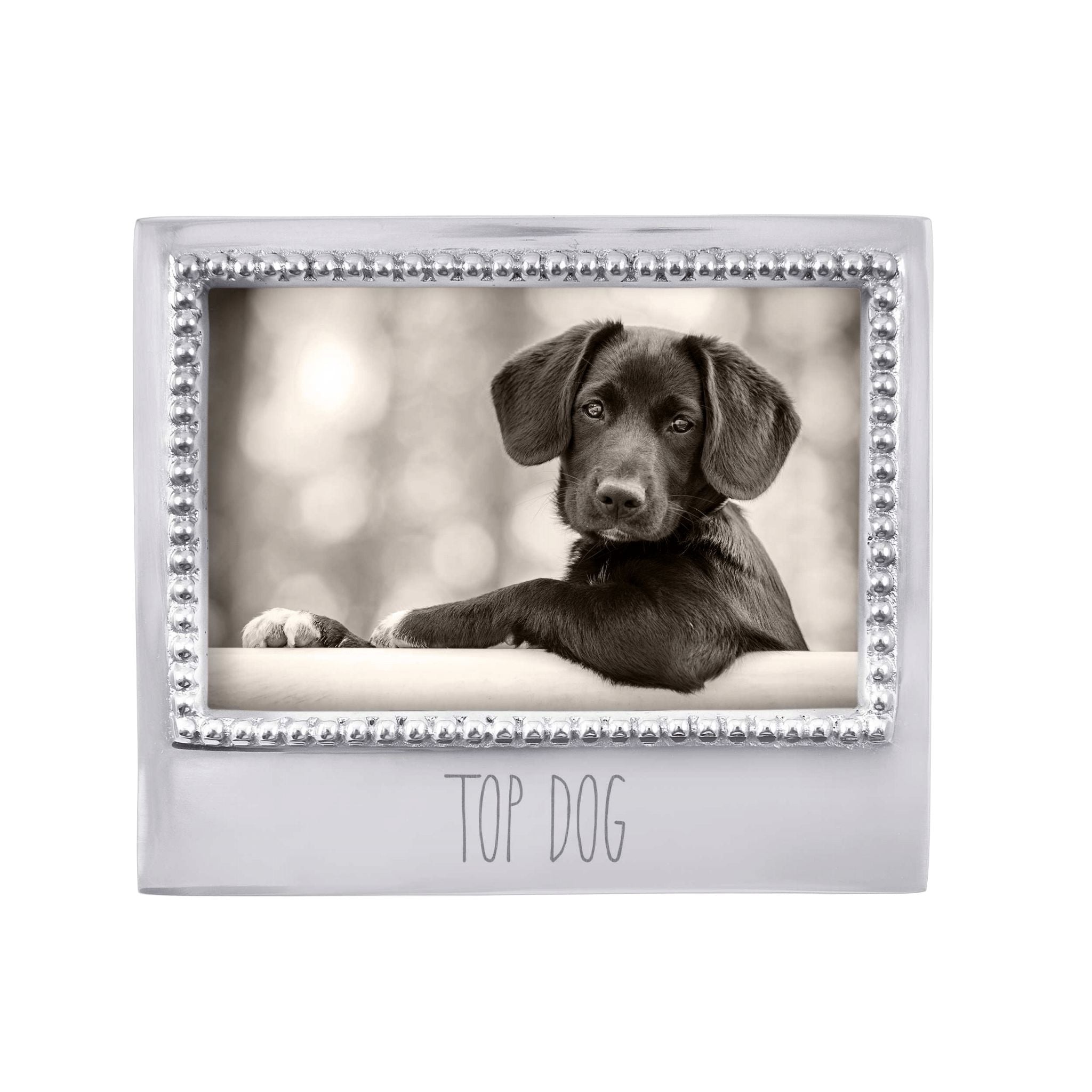 Mariposa "Top Dog Beaded 4 x 6 Frame Be Charmed Gifts Medfield, MA