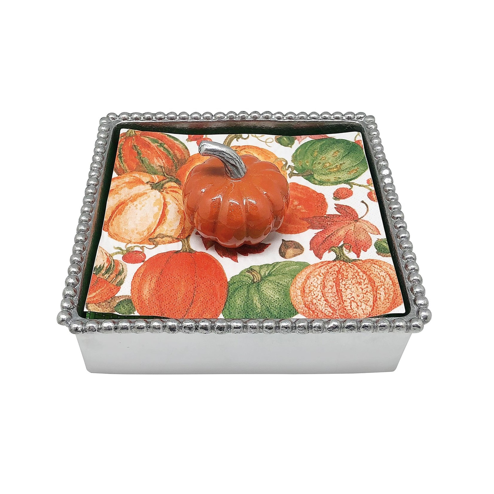 Mariposa Mariposa - Orange Pumpkin Napkin Box