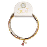 Scout Curated Wears Scout Curated Wears - Chromacolor Miyuki Bracelet Trio - Bronze Multi/Gold