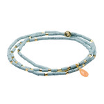 Scout Curated Wears Scout Curated Wears - Teardrop Stone Wrap Blue - Stone of Harmony