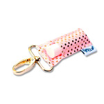 Lippy Clip Lippy Clip - Lip Balm Holder - Gold Dots on Light Pink