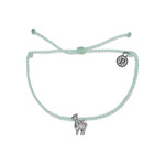 Pura Vida Pura Vida - Llama Silver Charm Bracelet - Winter Fresh