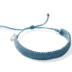 4Ocean 4Ocean - Light Blue Bali Horizon Braided Bracelet