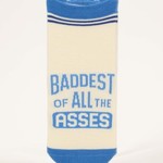 Blue Q Blue Q - Sneaker Socks - Baddest of Asses -