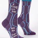 Blue Q Blue Q - Crew Socks - I Love My Job