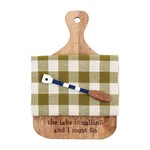 Mud Pie Mud Pie - Oar Serving Board Set - Lake