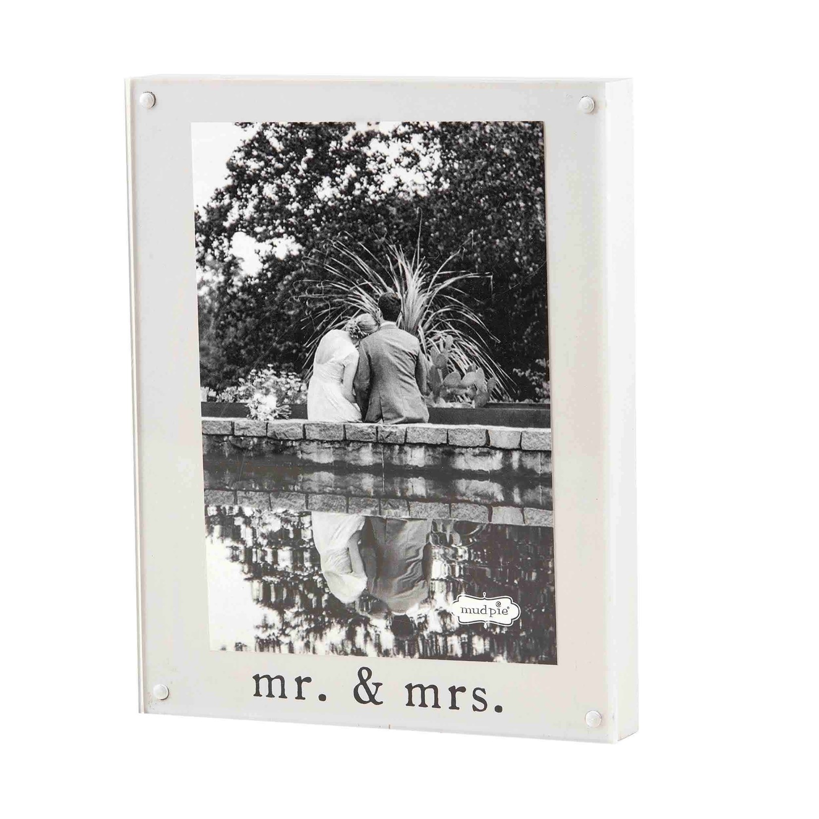 Mud Pie Mud Pie - Acrylic Frame - Mr & Mrs