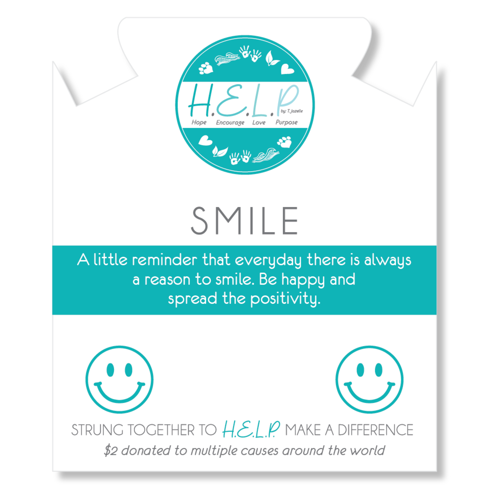 Help by Tiffany Jazelle HELP by TJ - Smile - Caribbean Jade