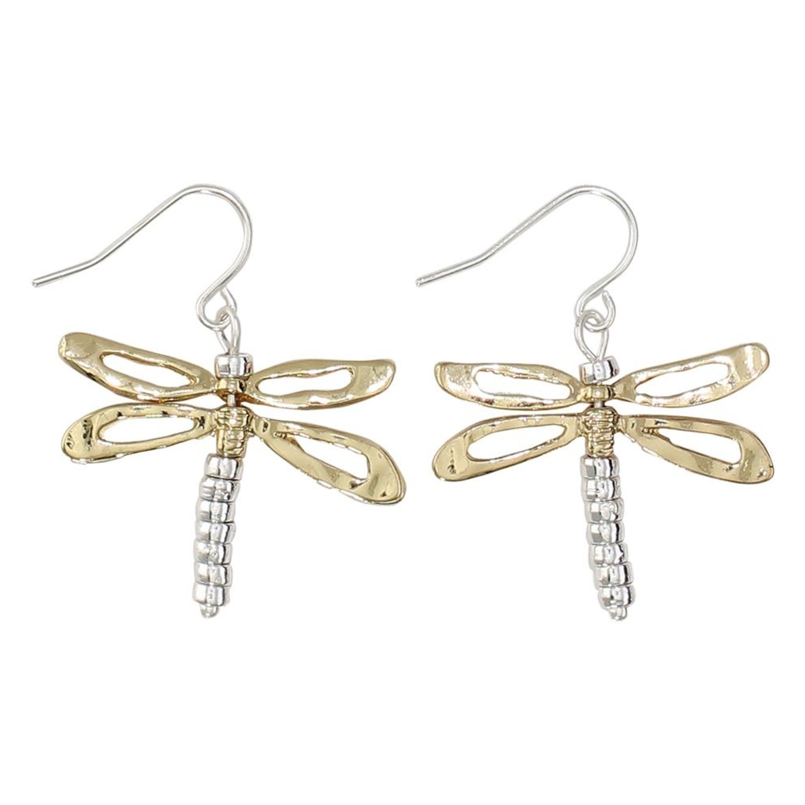 Periwinkle Periwinkle - Two Tone Dragonflies Earrings