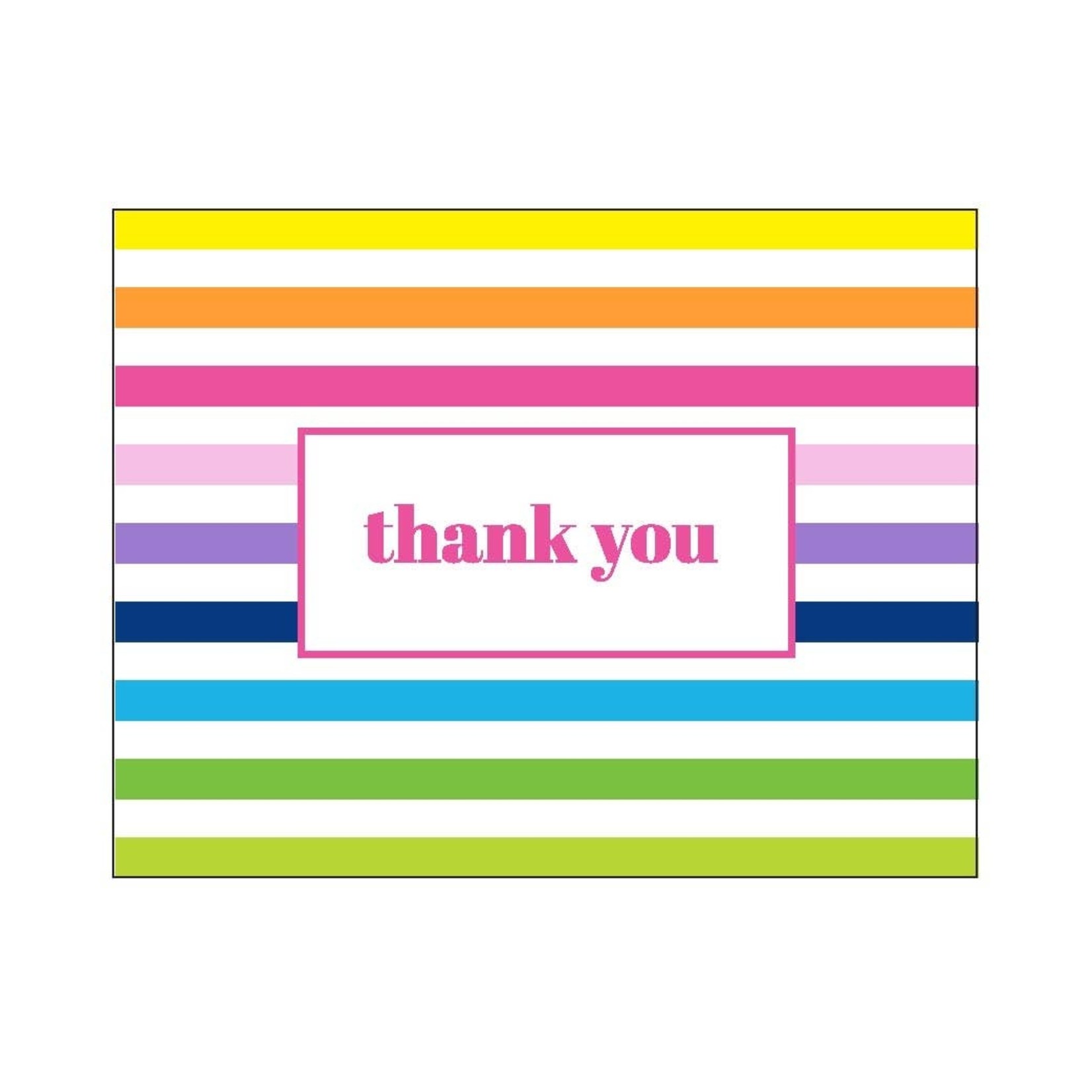 Donovan Designs - Foldover Stationary - Thank You