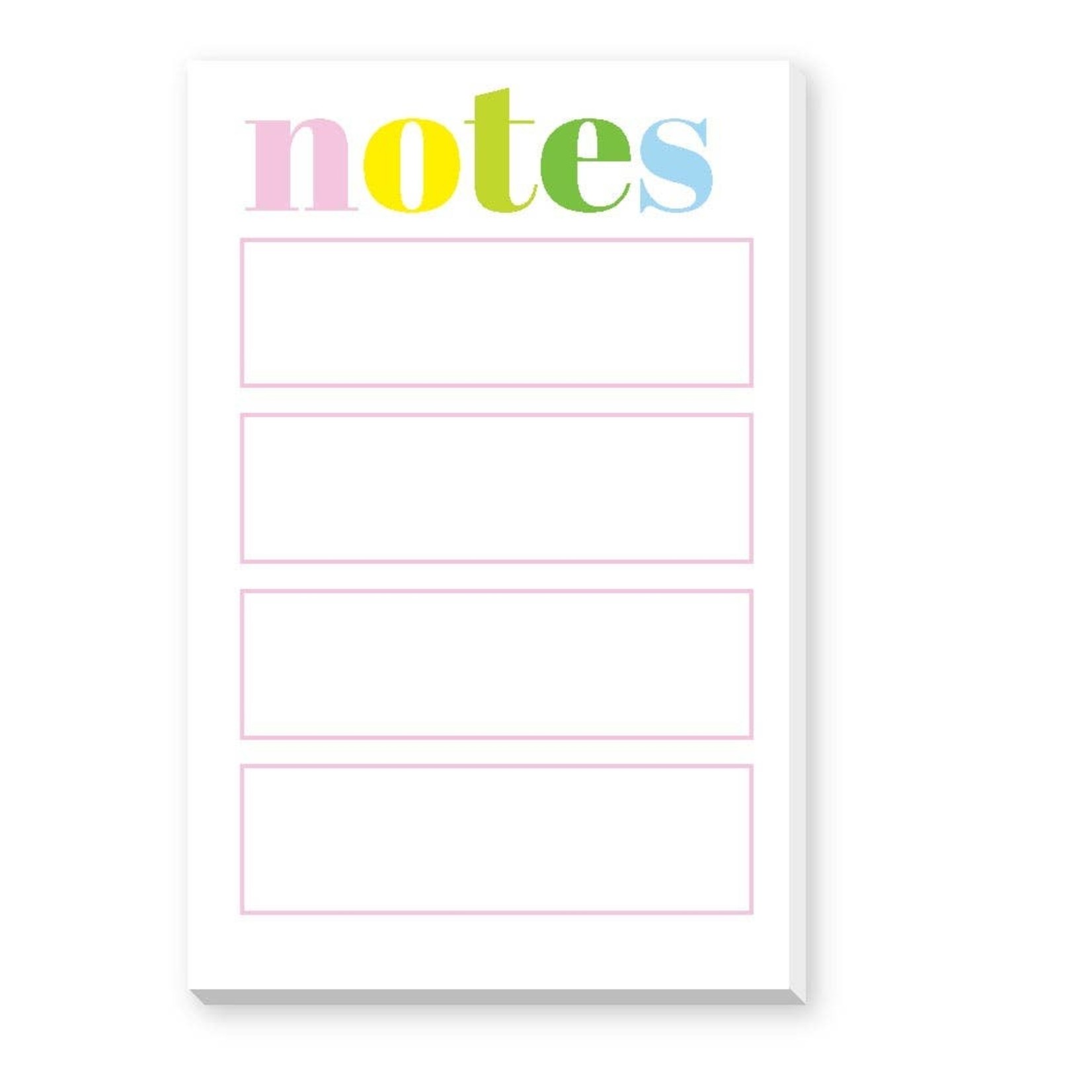 Donovan Designs - Large Notepad - Notes