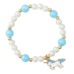 Periwinkle Periwinkle - Little Love Blue Unicorn Bracelet