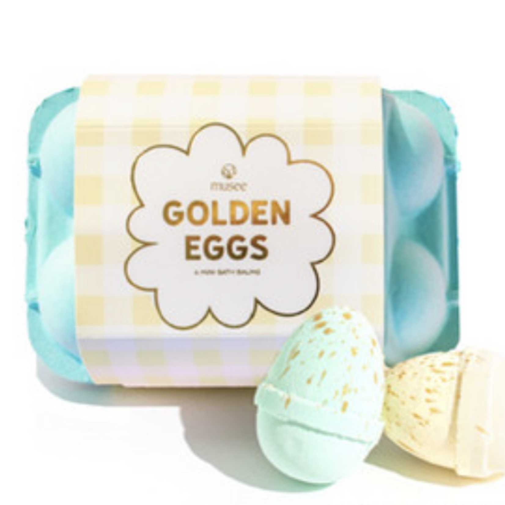 Musee Musee - Bath Balm - Golden Eggs - Blue