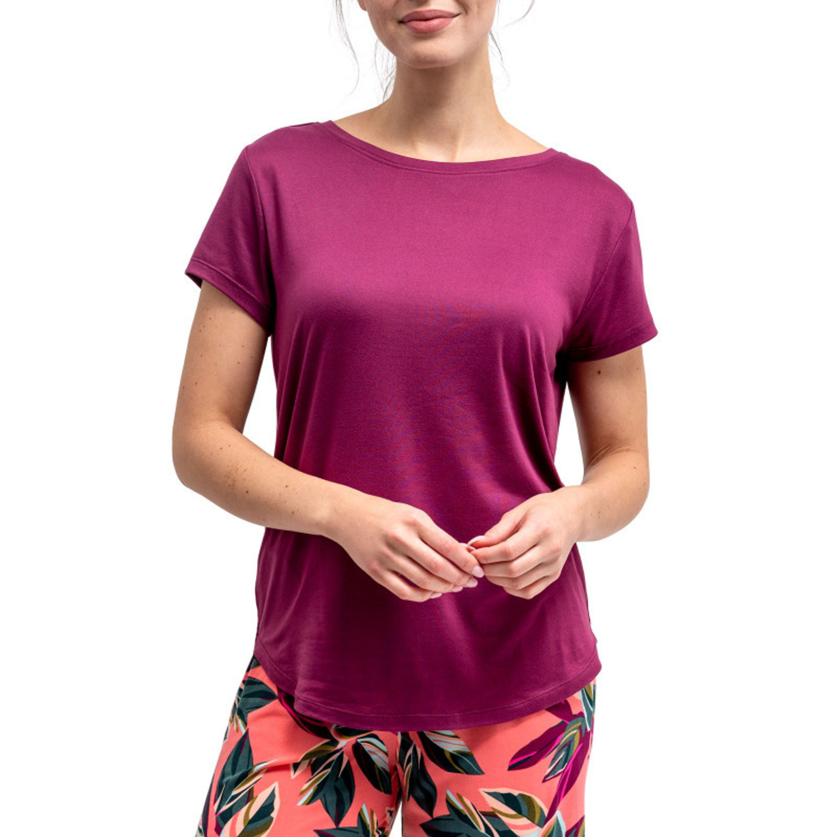 Hello Mello - Crew Neck Dream Tee - Plum