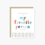 2021 Co 2021 Co - Birthday Card - My Favorite Person