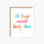 2021 Co 2021 Co - Baby Card - Oh Those Baby Toes