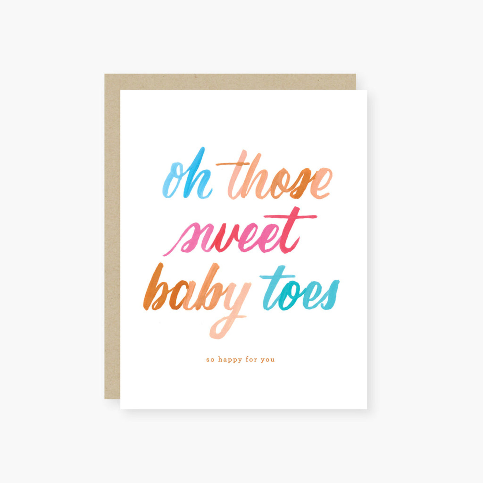 2021 Co 2021 Co - Oh Those Baby Toes Baby Card