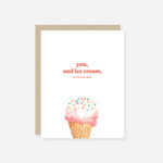 2021 Co 2021 Co - Love Card - Ice Cream and You