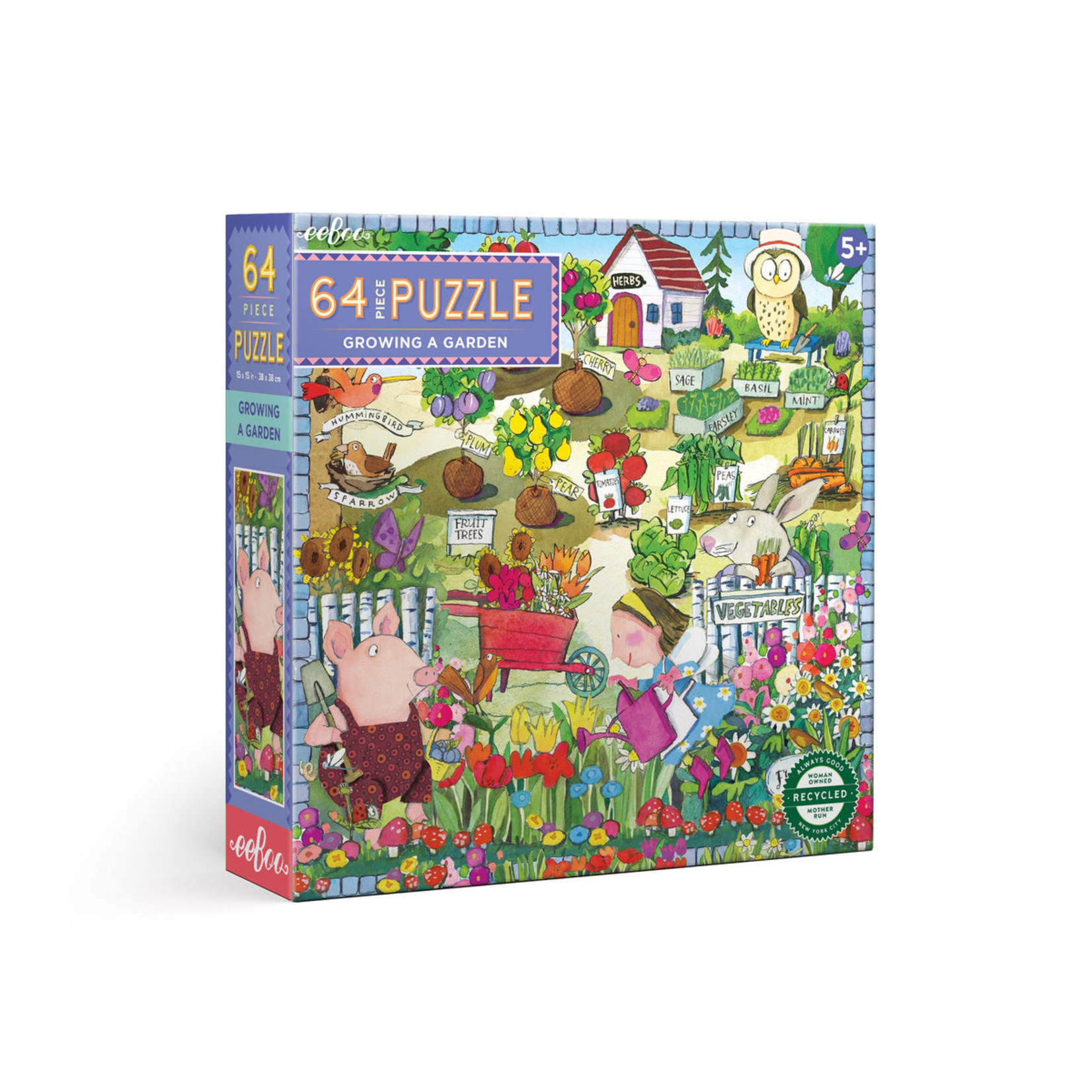 eeBoo eeBoo - Growing a Garden 64 pc