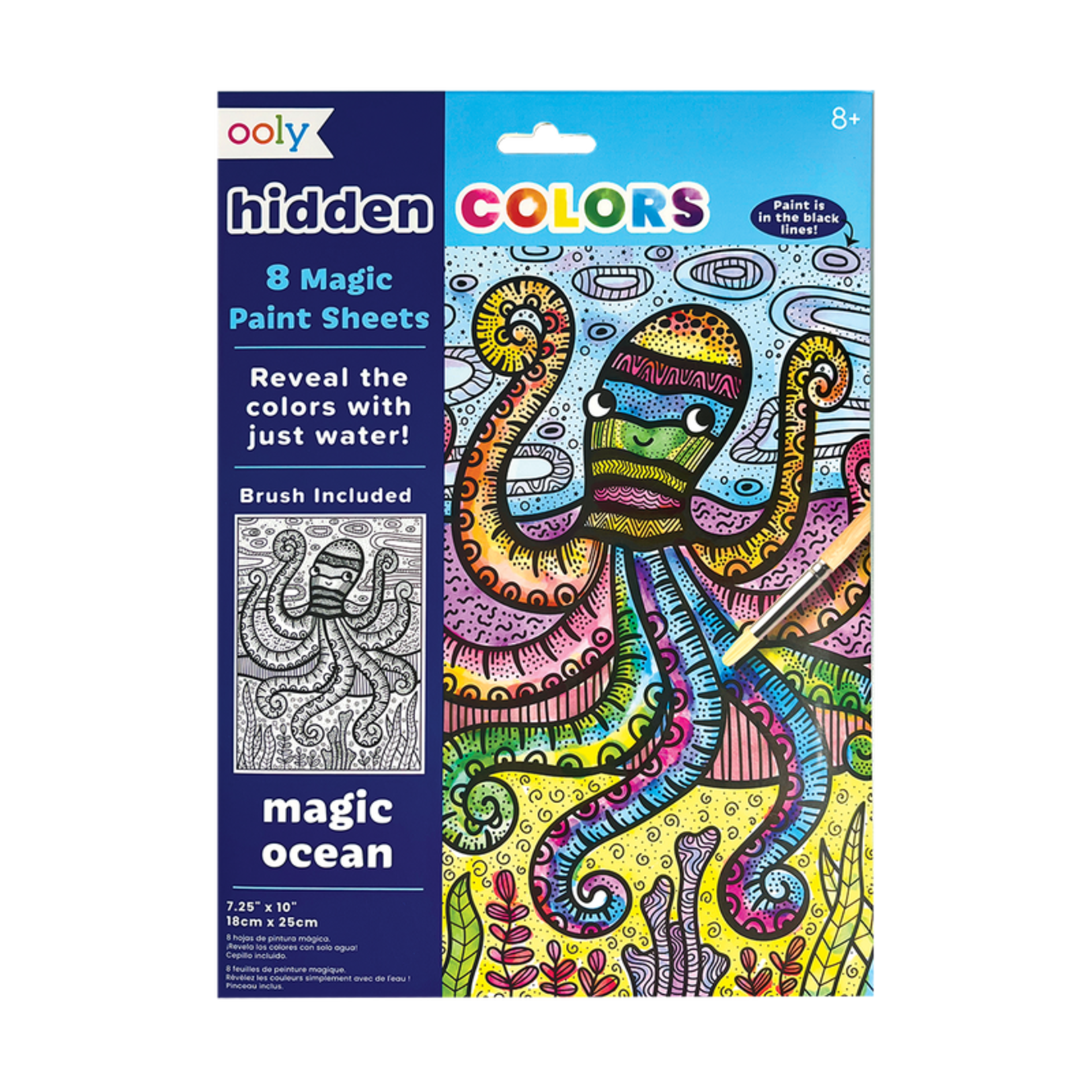 OOLY Ooly - Hidden Colors Magic Paint - Magic Ocean