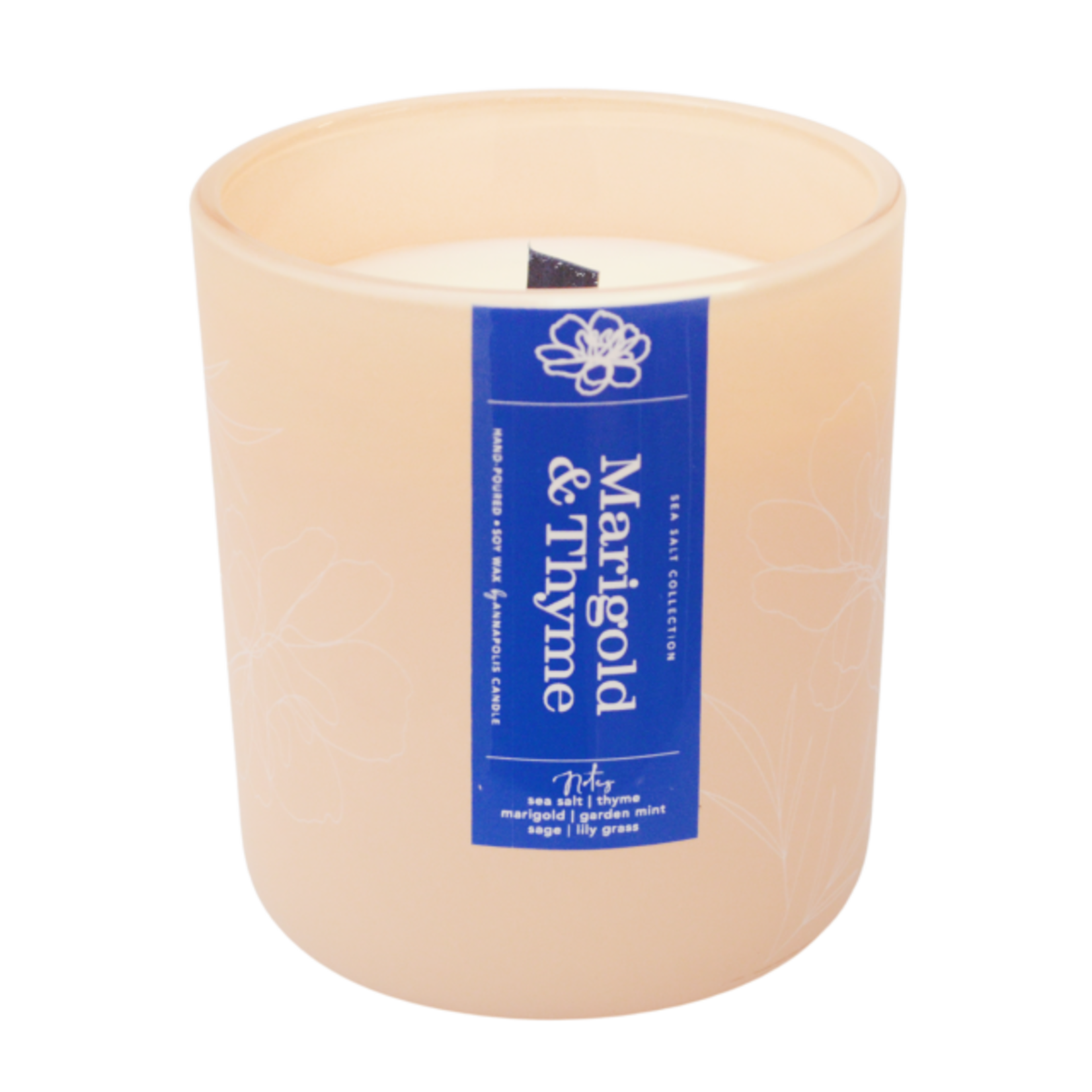 Annapolis Candle - Signature Wooden Wick - Marigold & Thyme