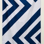 Clutch Towels - Zig Zag Navy/White 32"x64" Towel