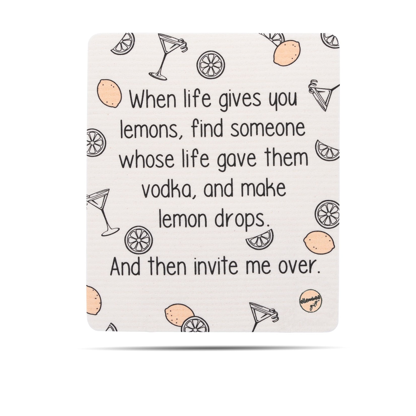 Ellembee - Sweedish Dish Towel - Lemons