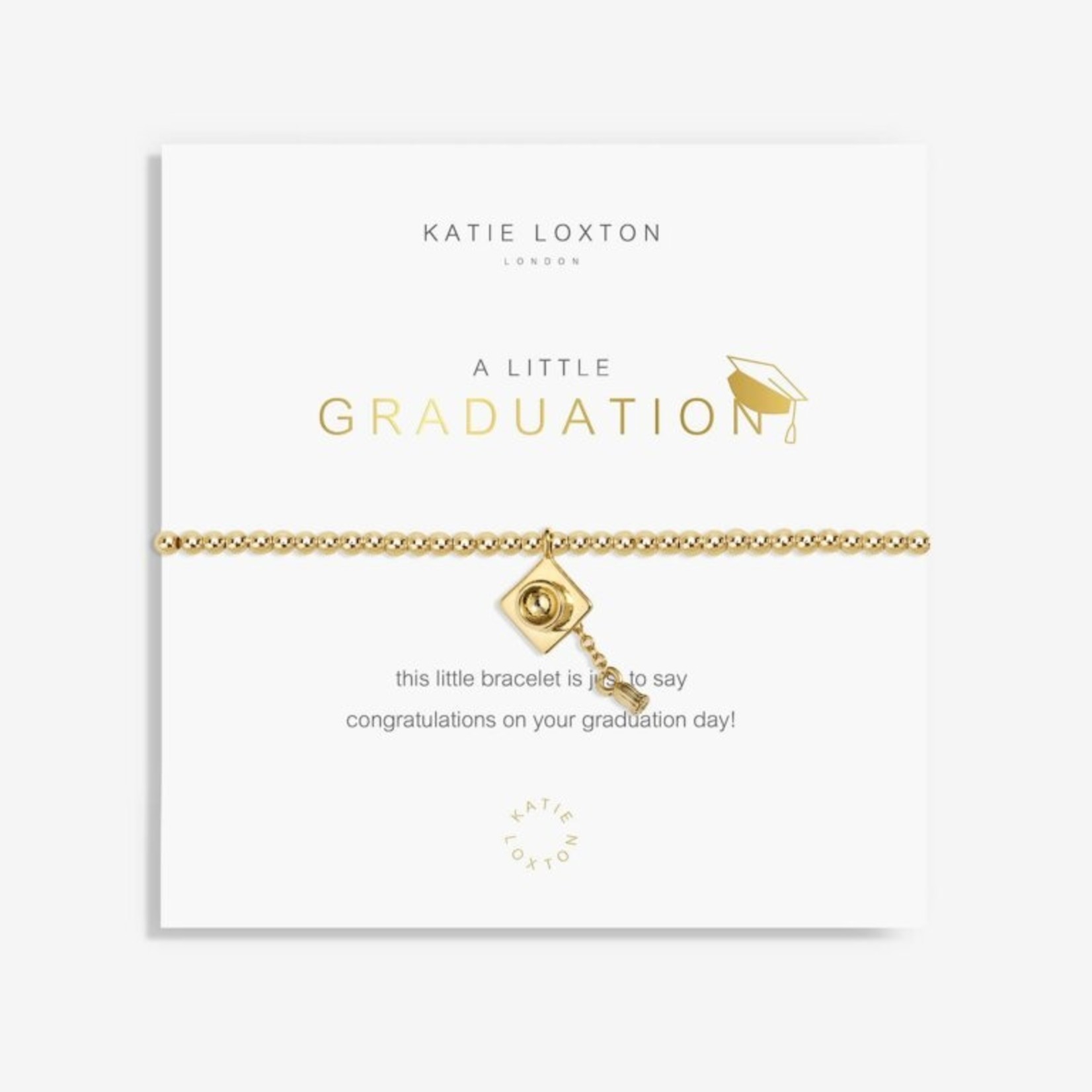 Katie Loxton Katie Loxton - A Little Graduation Bracelet - Gold