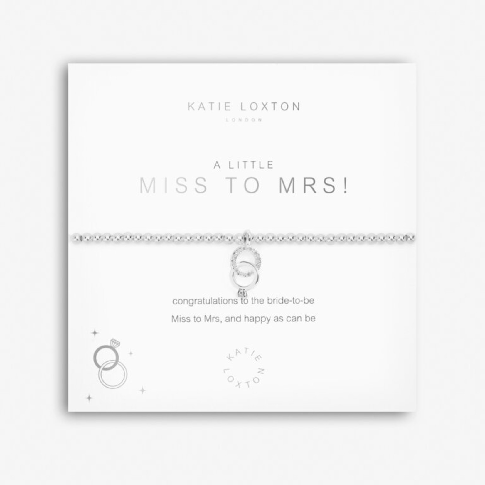Katie Loxton Katie Loxton - A Little Miss to Mrs Bracelet