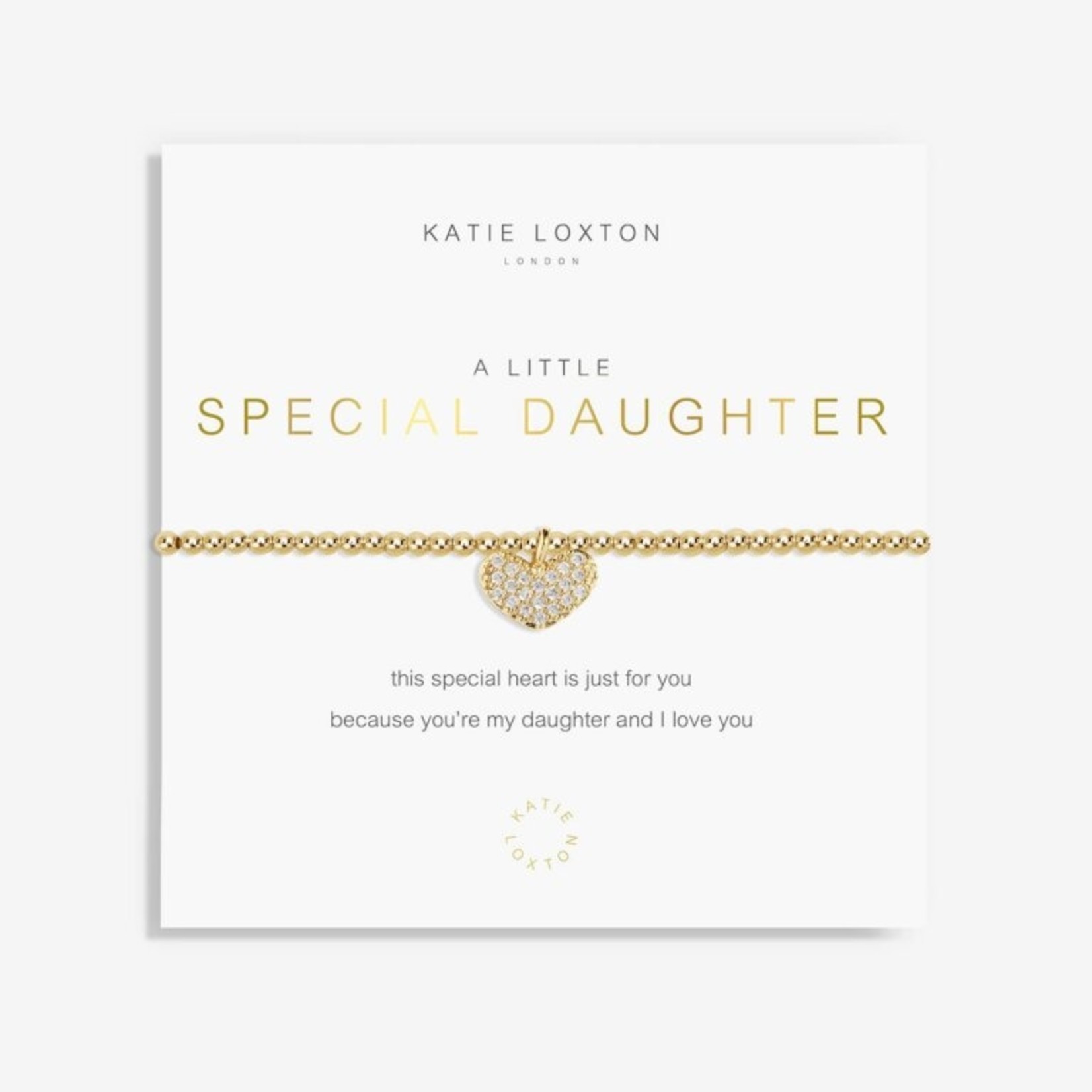Katie Loxton Katie Loxton - A Little Special Daughter Bracelet - Gold