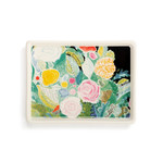 Demdaco Demdaco - Artlifting - Mini Tray Floral Black