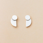 Scout Curated Wears Scout Curated Wears - Redfined Earring Collection - Eclipse Stud/Sterling