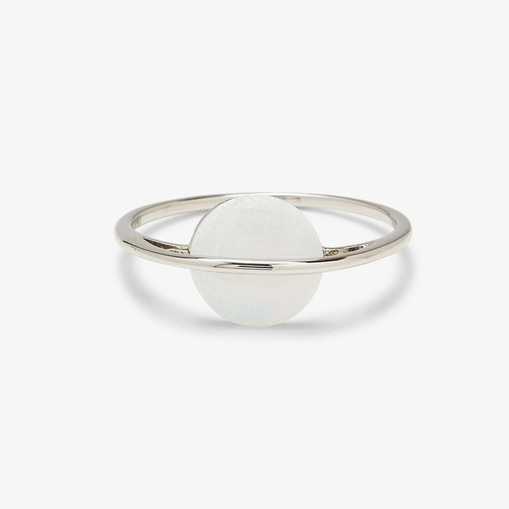 Pura Vida Pura Vida - White Opal Saturn Ring