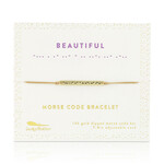 Lucky Feather Lucky Feather - Beautiful Morse Code Bracelet
