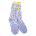 Worlds Softest Socks Worlds Softest Socks - Knit Pickin Fireside Crew - Blue Multi Leopard