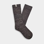 UGG UGG - Rib Knit Slouchy Crew Sock Grey/Black