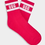UGG UGG - Women's Dierson Logo 1/4 Sock - White/Pink Glow