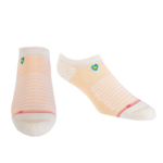 Pudus Socks - Ankle Lines Peach