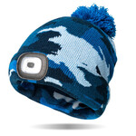 DM Merchandising DM - Youth LED Night Scope Beanie - Incognito