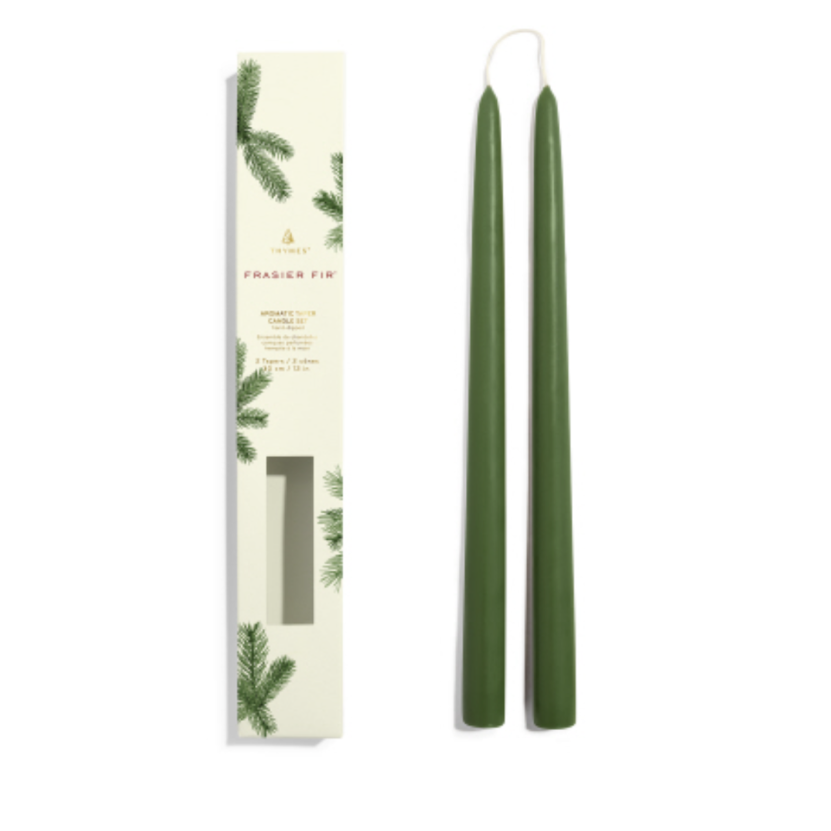 Thymes Frasier Fir Frosted Plaid Petite Reed Diffuser