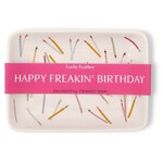 Lucky Feather - Candle Trinket Dish - Happy Freakin' Birthday