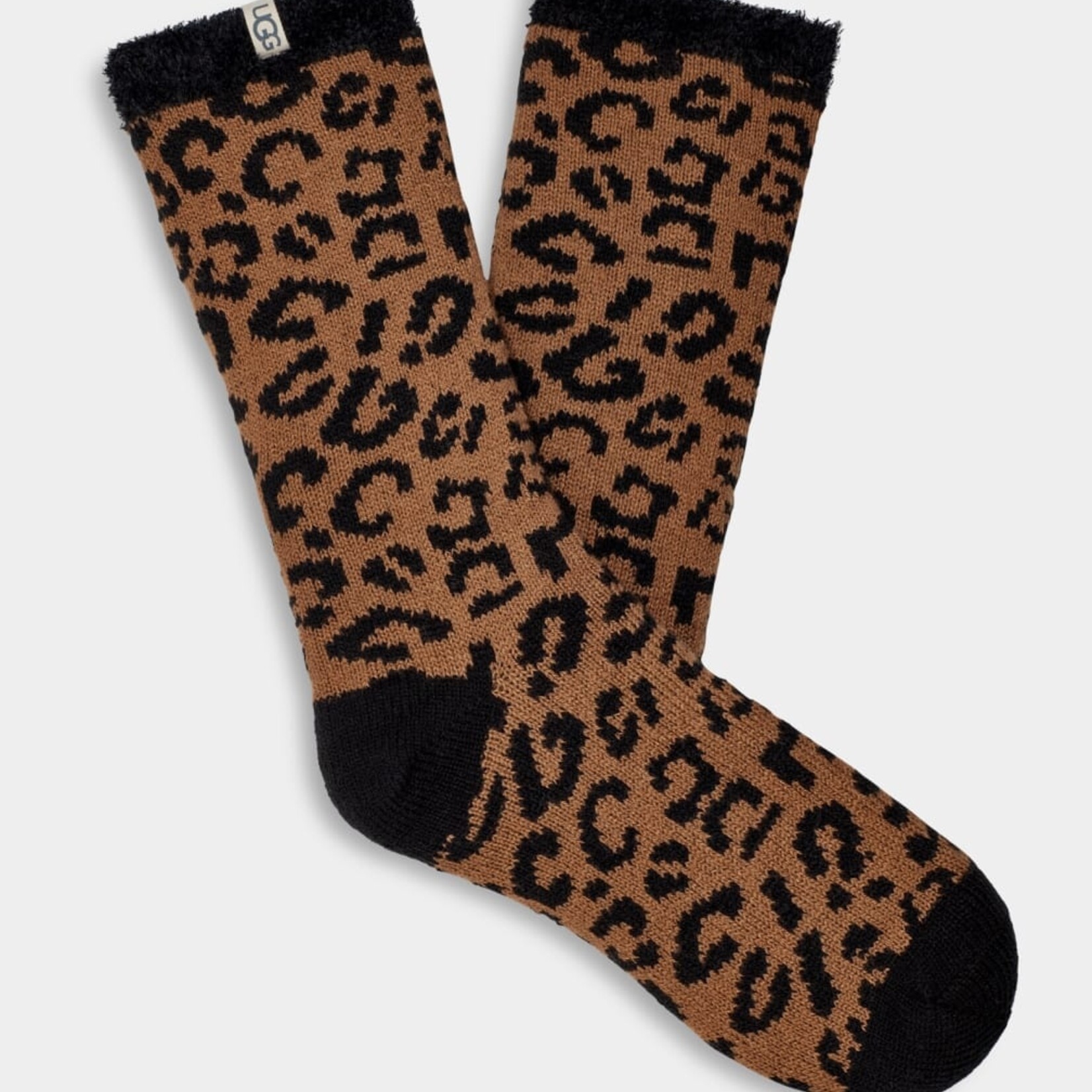 UGG UGG - Woman's Josephine Fleece Lined Sock - Cedar Leopard