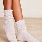 Barefoot Dreams Barefoot  Dreams - Dusty Rose /White Women's CC Heathered Socks