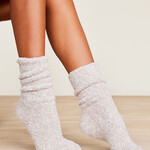 Barefoot Dreams Barefoot  Dreams - Stone/White Women's CC Heathered Socks