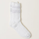 Barefoot Dreams Barefoot Dreams - Stone/Cream CC Nordic Socks
