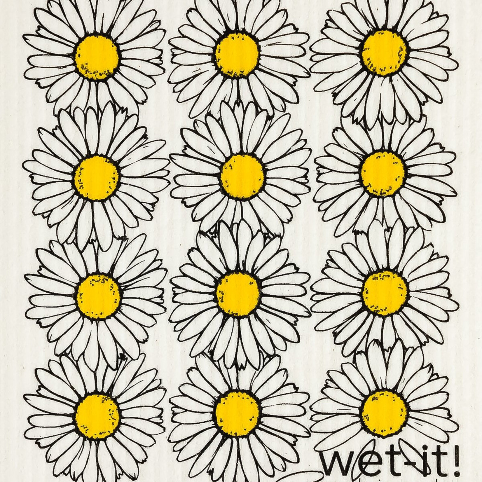 Wet-it! Cloths - Daisies